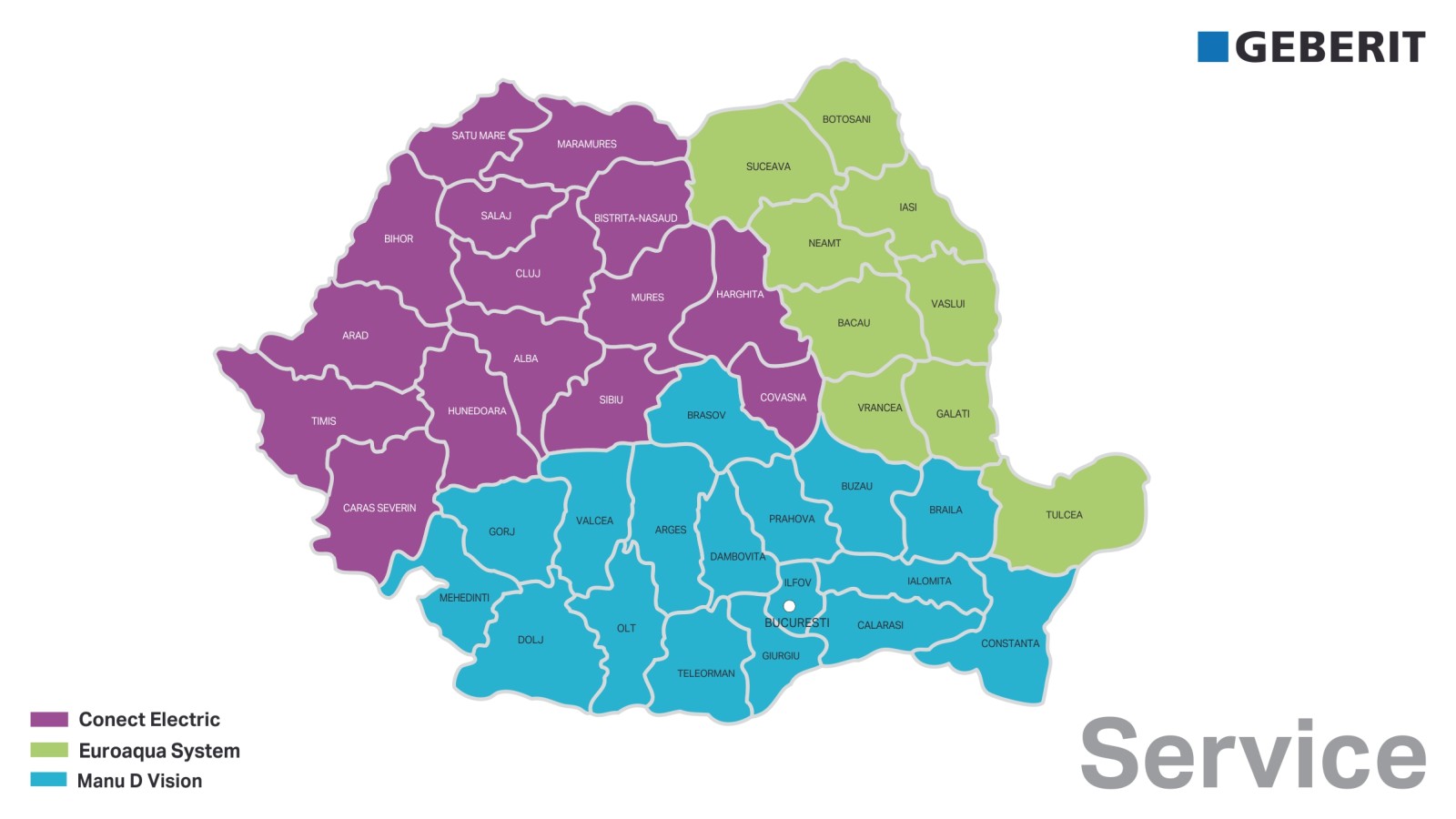 Harta firme service Geberit Harta firme service Geberit