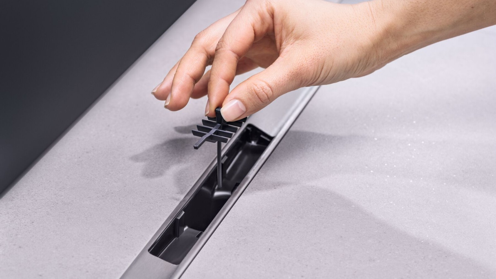 Inserție de tip pieptene a rigolei de duș Geberit CleanLine50 Inserție de tip pieptene a rigolei de duș Geberit CleanLine50