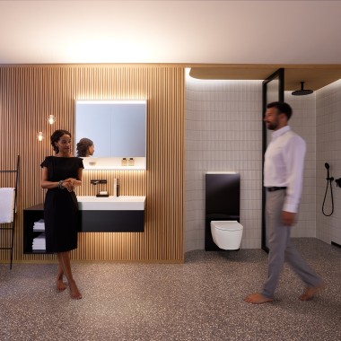 Dulap cu oglindă Geberit ONE cu ComfortLight Dulap cu oglindă Geberit ONE cu ComfortLight