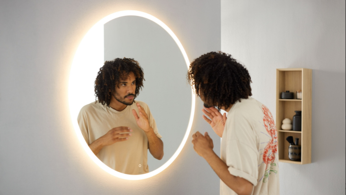 Oglindă Option Round 90 cm (© Geberit)