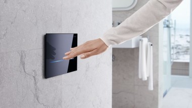 Clapetă de acționare Geberit Sigma80, rectangulară, cu spălare fără atingere