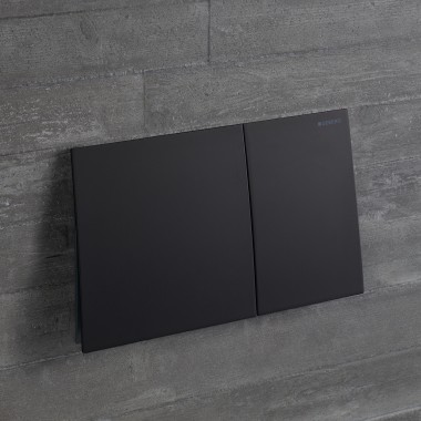 Clapeta de acționare Sigma70 în culoare negru mat (© Geberit)