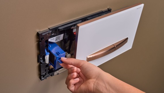 Geberit Sigma50 clapetă de acționare, rectangulară, cu modul de extragere a mirosurilor Geberit Sigma50 clapetă de acționare, rectangulară, cu modul de extragere a mirosurilor