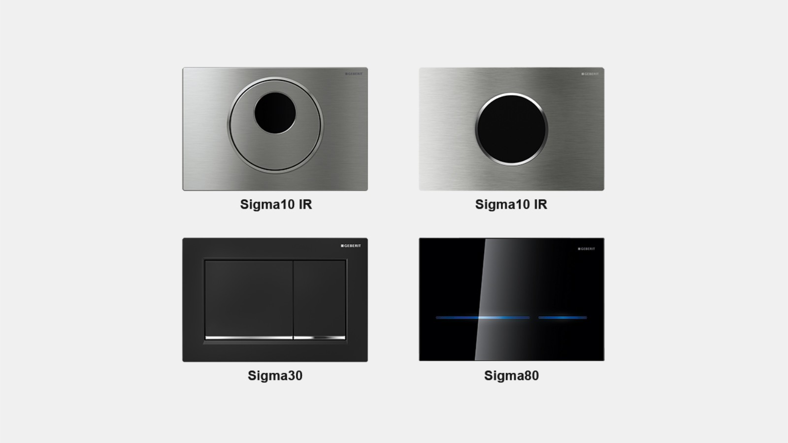 Clapete de acţionare Geberit cu infraroşii şi mecanice Clapete de acţionare Geberit cu infraroşii şi mecanice