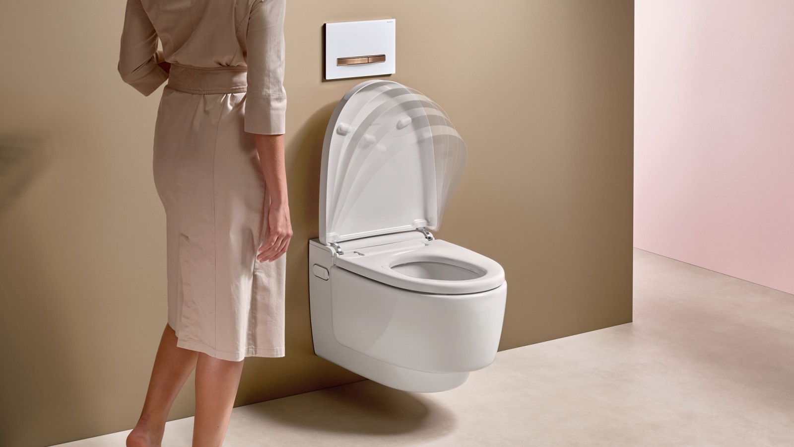 AquaClean Mera cu funcţie de ridicare automată a capacului WC fără atingere