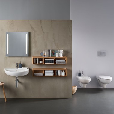 Baie cu vas WC, bideu şi lavoar Geberit Selnova Baie cu vas WC, bideu şi lavoar Geberit Selnova