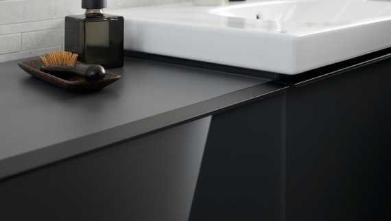 Geberit Acanto - mobilier de baie în culoare lava Geberit Acanto - mobilier de baie în culoare lava
