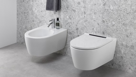 Bideu Geberit One și vas wc cu funcție de bideu AquaClean Sela Bideu Geberit One și vas wc cu funcție de bideu AquaClean Sela