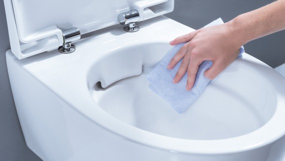 Vas wc fără ramă de spălare Geberit iCon (© Geberit) Vas wc fără ramă de spălare Geberit iCon (© Geberit)