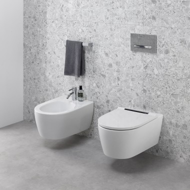 Combinaţia de bideu şi vas WC Geberit ONE Combinaţia de bideu şi vas WC Geberit ONE
