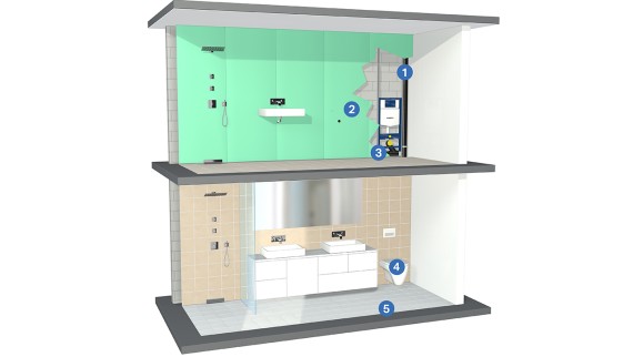 Soluţii pentru izolarea acustică a instalaţiilor sanitare