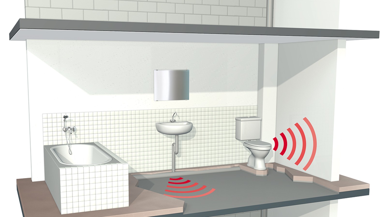 Surse tipice de zgomot în clădire