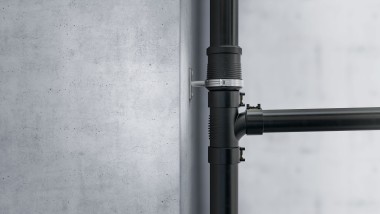 Geberit Silent-db20 pentru drenarea clădirilor cu cerințe ridicate de izolare fonică