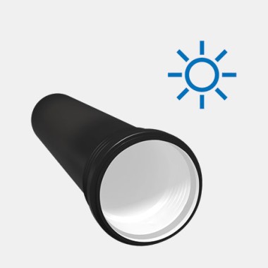 Geberit Silent-PP este protejat împotriva radiațiilor UV