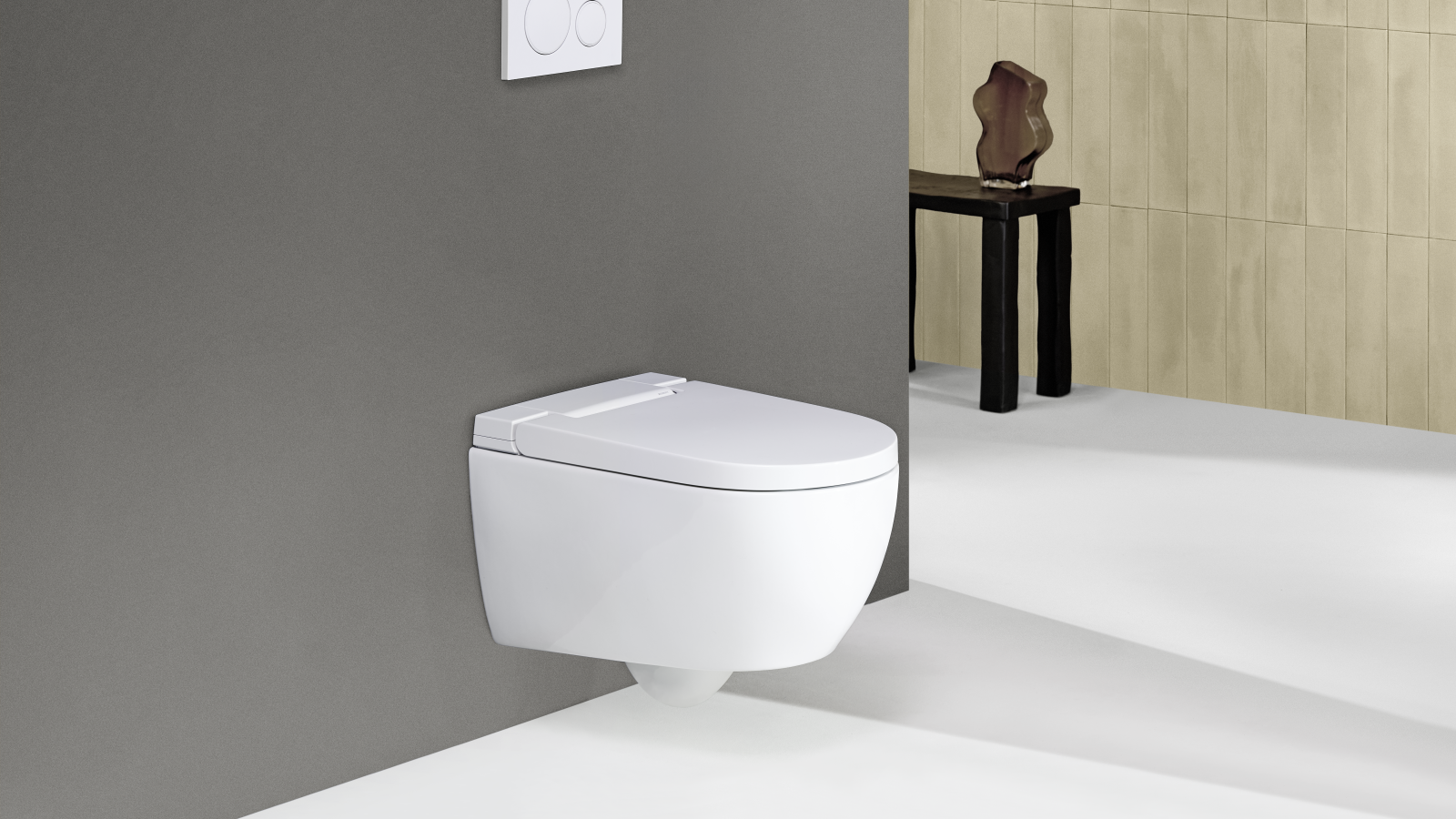 Geberit AquaClean Alba cu telecomandă Sigma20