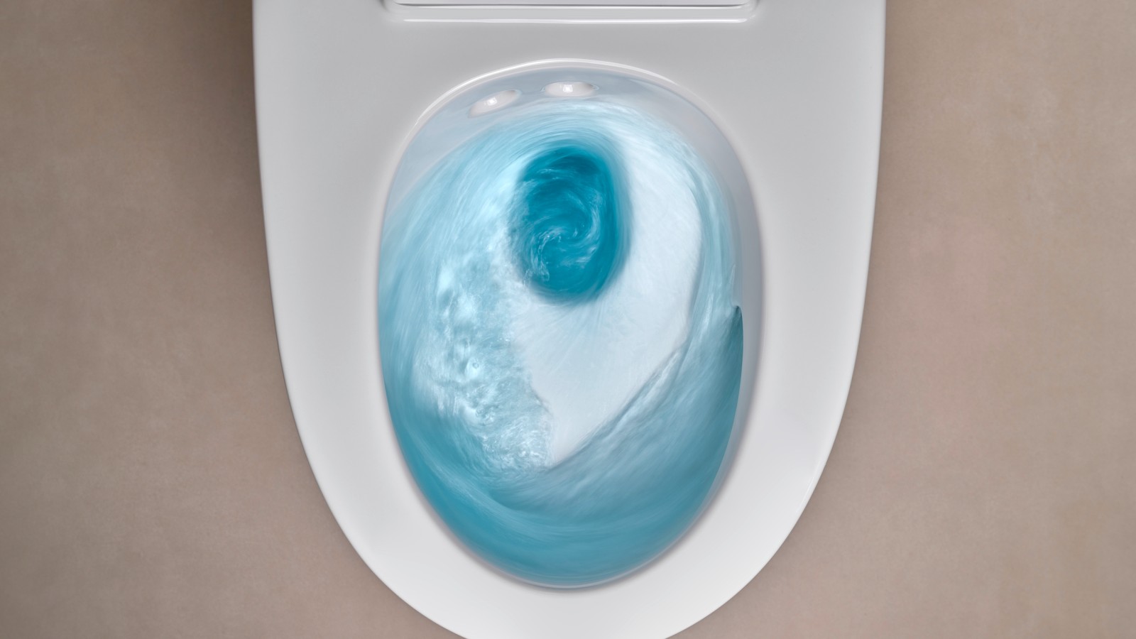 WC ceramic fără margine Geberit AquaClean Mera cu tehnologie TurboFlush