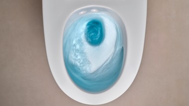 WC ceramic fără margine Geberit AquaClean Mera cu tehnologie TurboFlush WC ceramic fără margine Geberit AquaClean Mera cu tehnologie TurboFlush