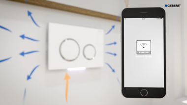 Controlaţi Geberit DuoFresh prin intermediul aplicaţiei
