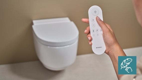 Geberit AquaClean Mera cu control remote Geberit AquaClean Mera cu control remote