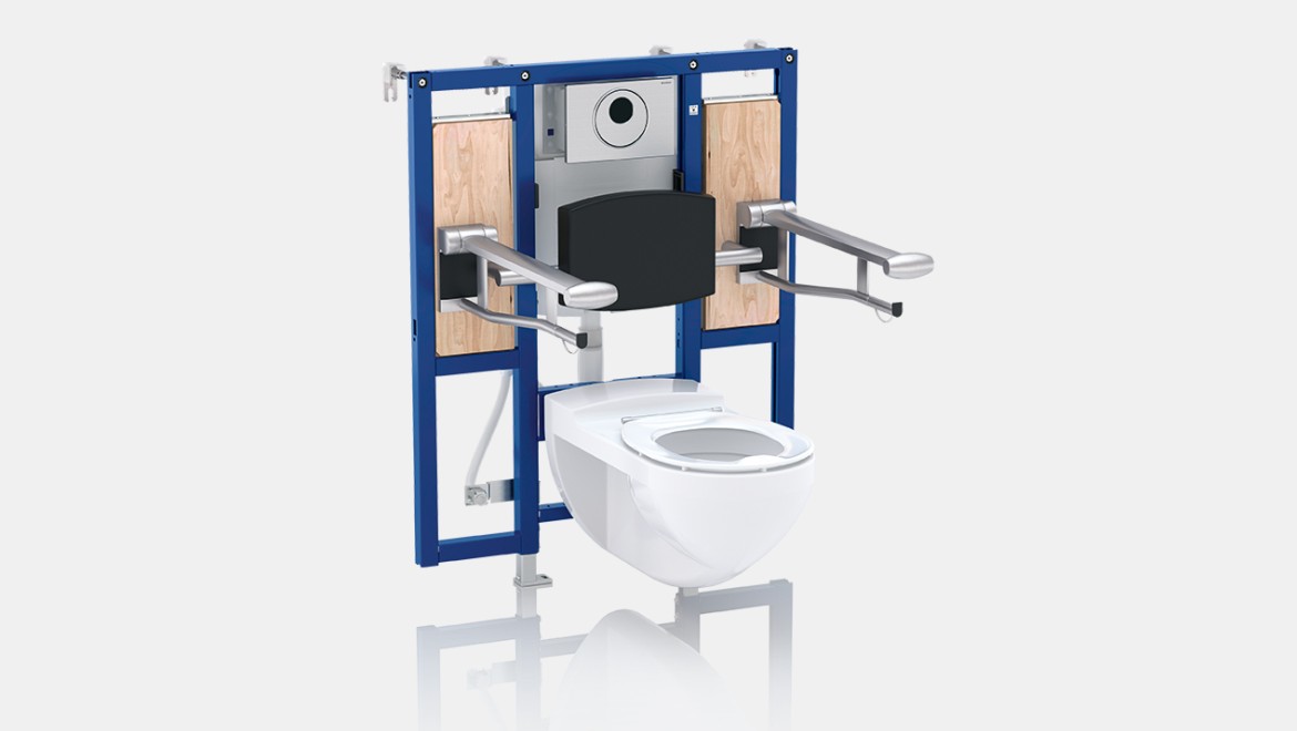 Element special Geberit Duofix cu acces liber pentru vase WC suspendate