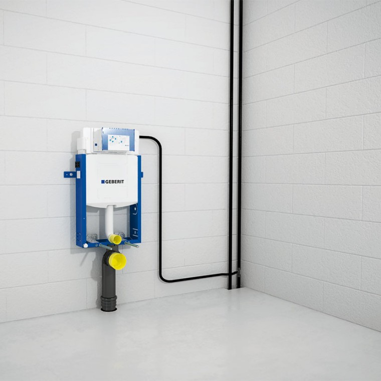 Conectarea elementului Geberit Kombifix cu racorduri de alimentare și de scurgere Conectarea elementului Geberit Kombifix cu racorduri de alimentare și de scurgere