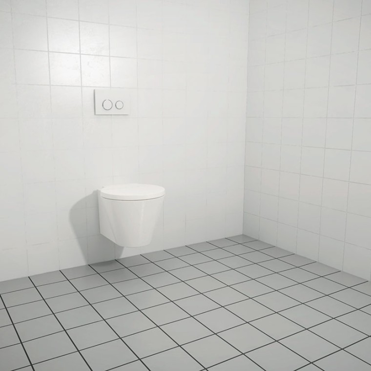 Atașarea obiectelor sanitare la un perete placat cu gresie