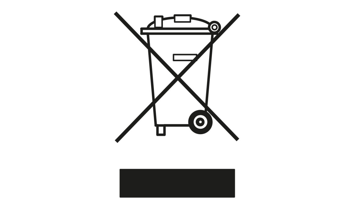 Simbolul "Eliminarea deșeurilor de echipamente electrice și electronice"