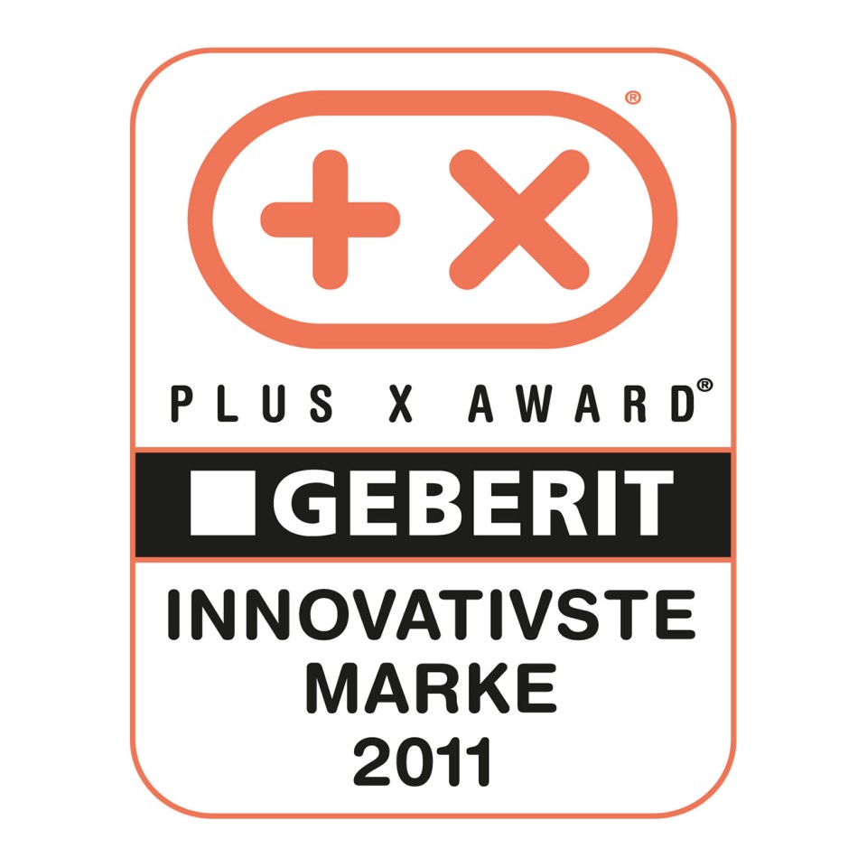 Plus X Award pentru Geberit ca marca cea mai inovatoare Plus X Award pentru Geberit ca marca cea mai inovatoare