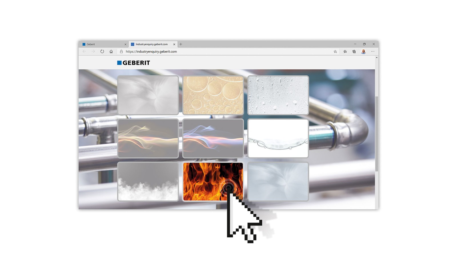 Instrumentul de aplicaţii industriale Geberit