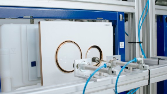 Test de calitate pe clapeta de acţionare Sigma21 în sistemul WC Test de calitate pe clapeta de acţionare Sigma21 în sistemul WC
