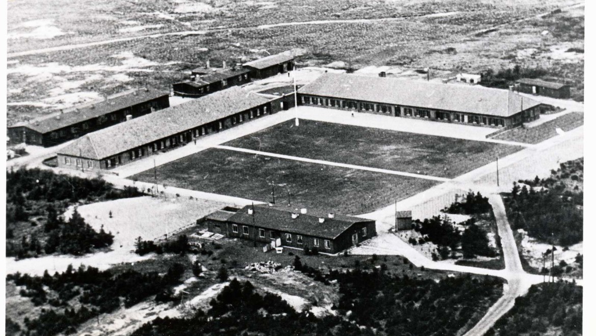 În 1945, la Oksbøl a fost înființată cea mai mare tabără de refugiați din Danemarca (© Blåvandshuk Local History Archive)