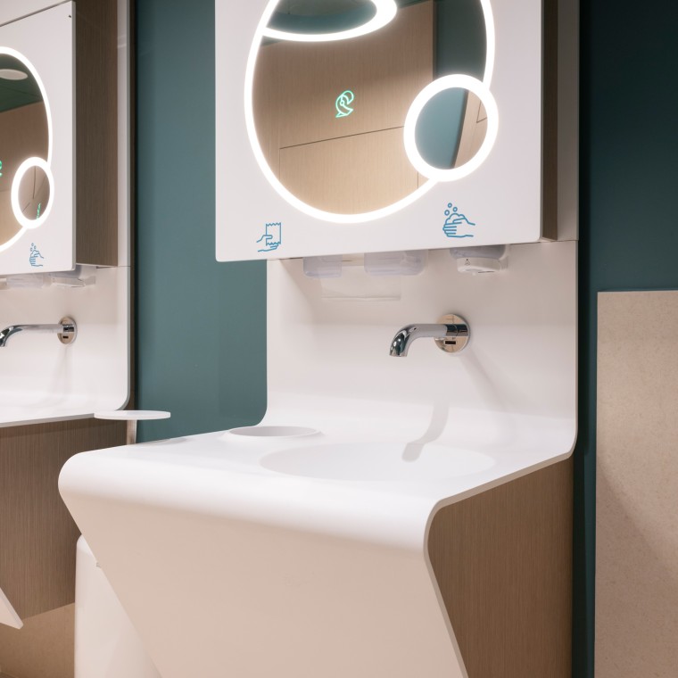 Baterii pe perete Geberit Piave