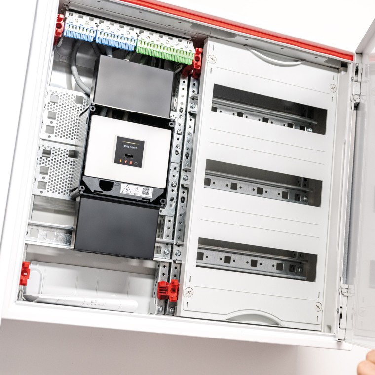 Gateway Geberit integrat în dulapul de comandă