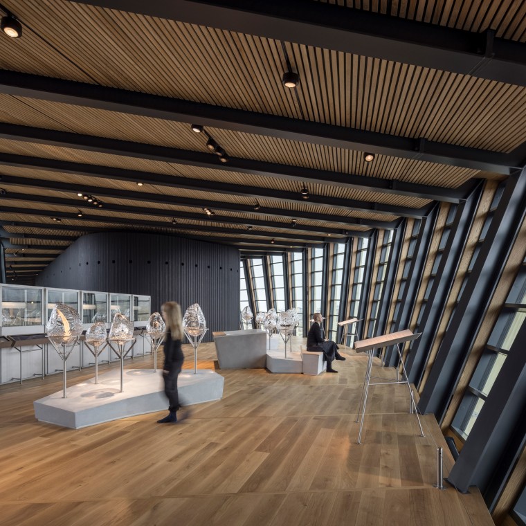 Expoziție în incinta Centrului Icefjord Ilulissat (© Adam Mørk)