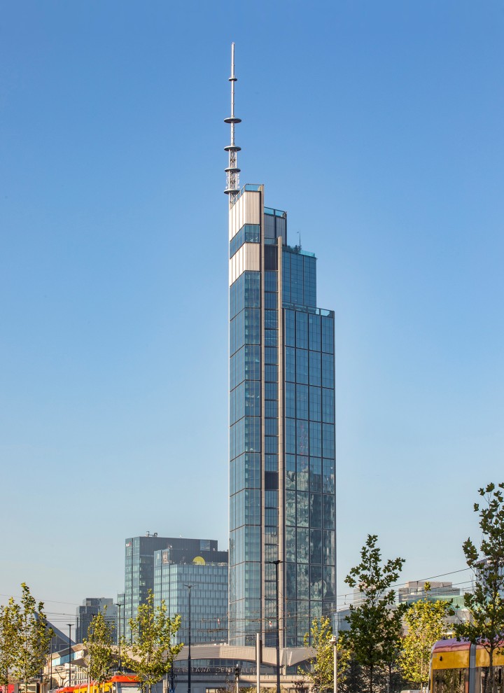 Varso Tower este cel mai înalt zgârie-nori din Uniunea Europeană (© Aaron Hargreaves/Foster + Partners)