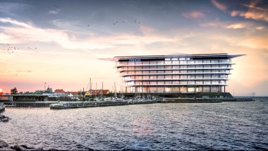 Noul sediu al companiei farmaceutice Ferring Pharmaceuticals în construcție, Kastrup, Danemarca (©Foster&Partners)