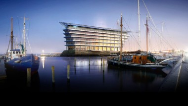 Cu o priveliște minunată la poarta de navigație Öresund, între Kopenhagen și Malmö: noul sediu al Ferring Pharmaceuticals (©Foster&Partners) Cu o priveliște minunată la poarta de navigație Öresund, între Kopenhagen și Malmö: noul sediu al Ferring Pharmaceuticals (©Foster&Partners)