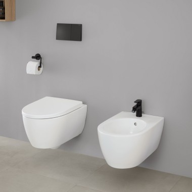 Combinaţia de vas WC şi bideu Geberit iCon Combinaţia de vas WC şi bideu Geberit iCon