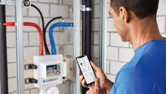 Întreţinerea de la distanţă prin Geberit Connect Întreţinerea de la distanţă prin Geberit Connect