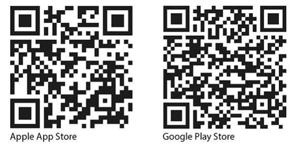 Cod QR pentru aplicația Geberit Home pe IOS și aplicația Geberit Home pe Android