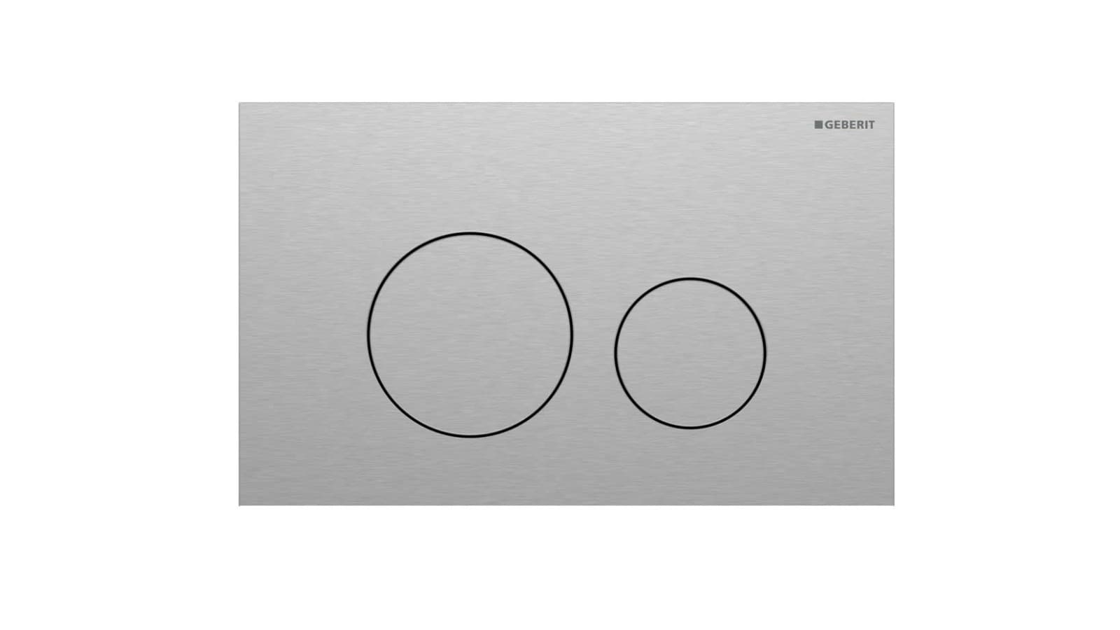 Geberit Sigma40, rotundă, oțel inoxidabil Geberit Sigma40, rotundă, oțel inoxidabil