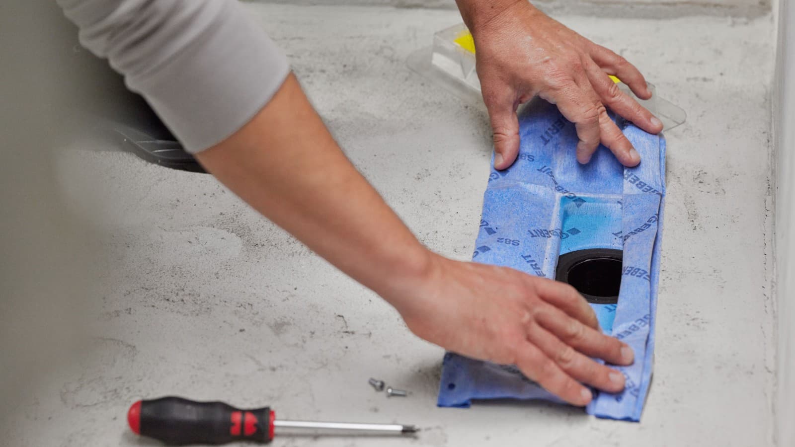 Etanșarea rigolei de duș CleanLine Etanșarea rigolei de duș CleanLine