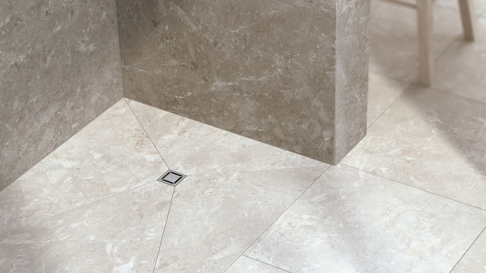 Sifon de podea compact pentru cabine de duș mici Sifon de podea compact pentru cabine de duș mici