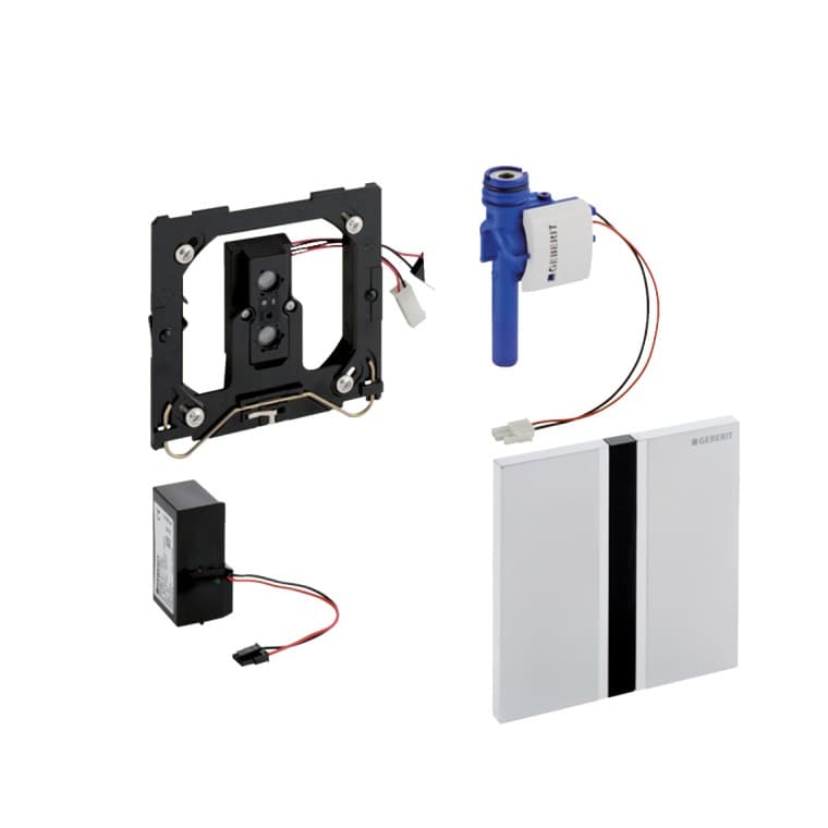 Sistem de comandă a spălării pentru pisoar fără atingere pentru alimentarea de la reţea Sistem de comandă a spălării pentru pisoar fără atingere pentru alimentarea de la reţea