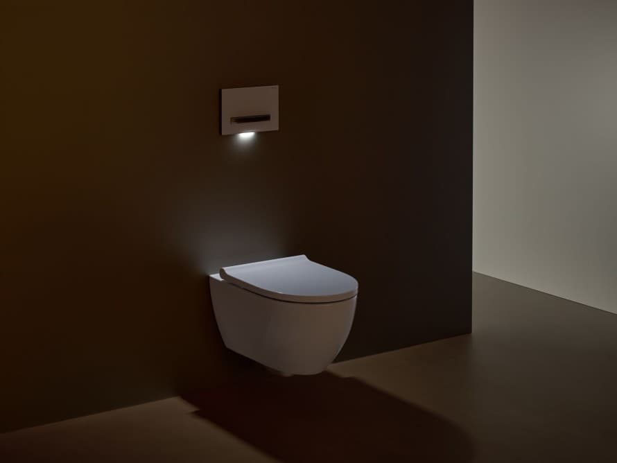 WC Geberit Acanto cu lumină de orientare WC Geberit Acanto cu lumină de orientare