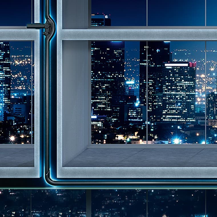 Geberit HDPE SuperTube – sistemul cu economie de spaţiu Geberit HDPE SuperTube – sistemul cu economie de spaţiu