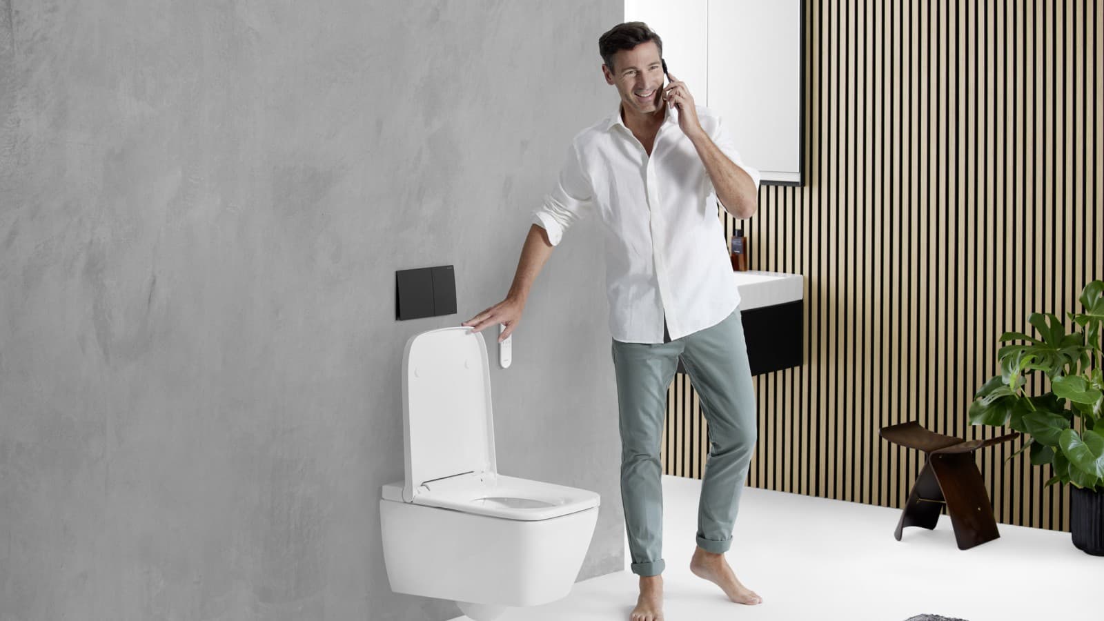 Geberit AquaClean Sela Square cu Sigma70 Geberit AquaClean Sela Square cu Sigma70