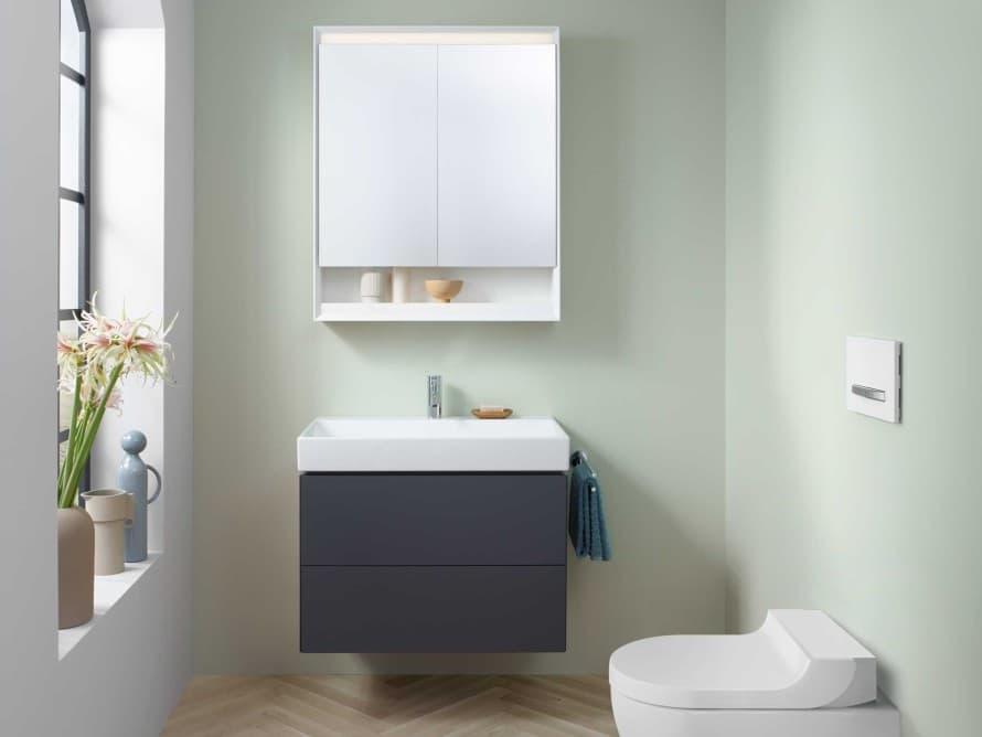 Baie în culori deschise Baie în culori deschise