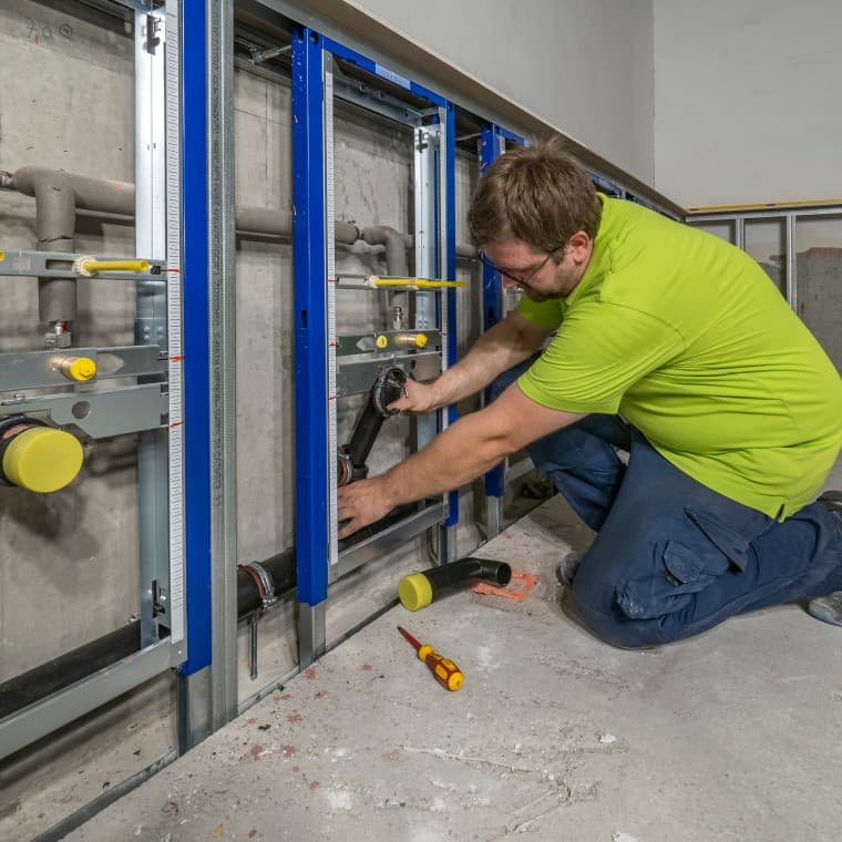 Instalarea sistemului de drenaj Geberit Silent-PP Instalarea sistemului de drenaj Geberit Silent-PP