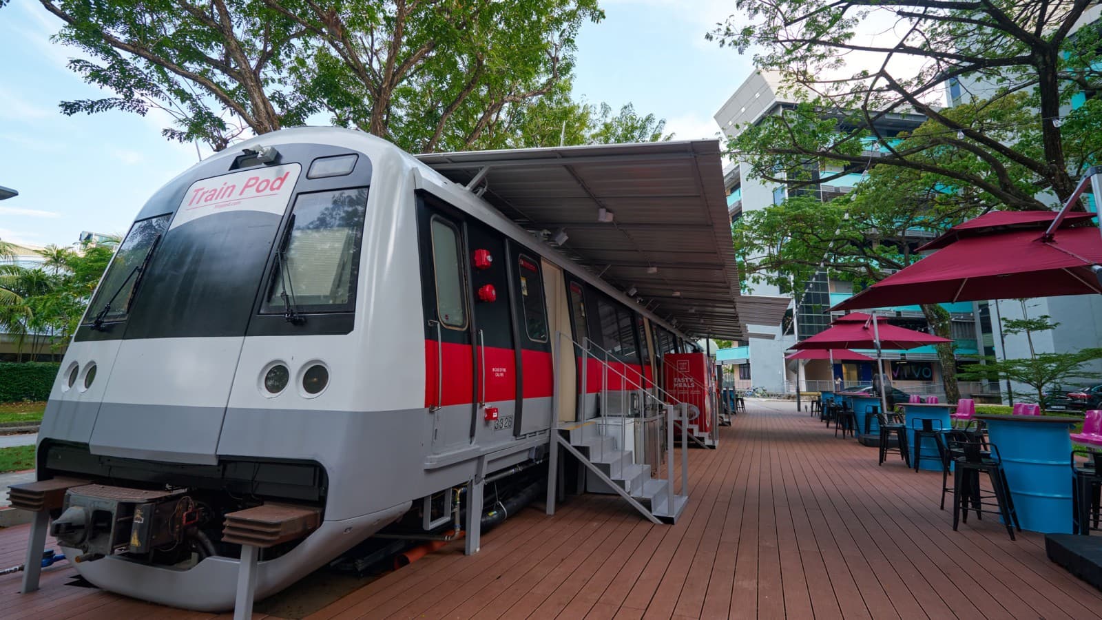 Train Pod Hotel în Singapore (© Watson Lau) Train Pod Hotel în Singapore (© Watson Lau)